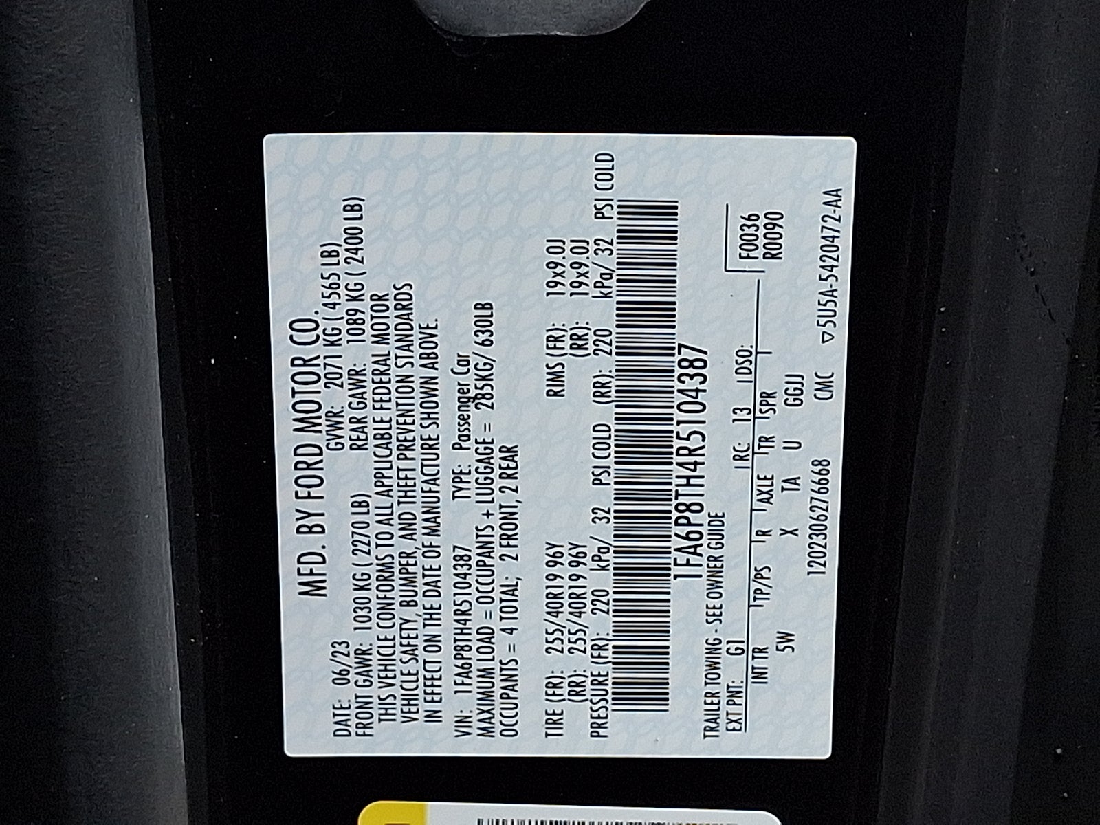 2024 Ford Mustang EcoBoost Premium