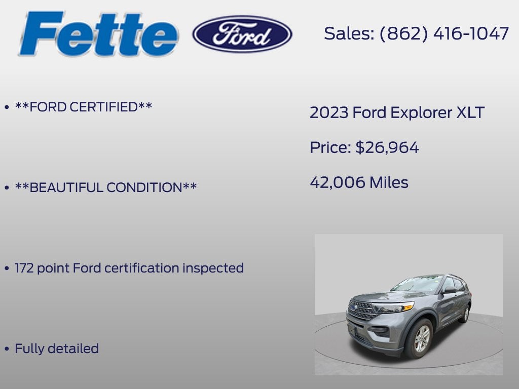 2023 Ford Explorer XLT
