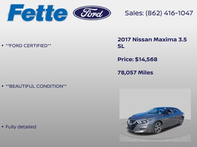2017 Nissan Maxima 3.5 SL