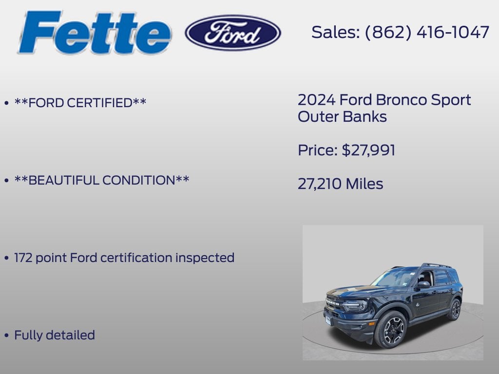 2024 Ford Bronco Sport Outer Banks