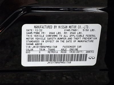 2023 INFINITI Q50 LUXE