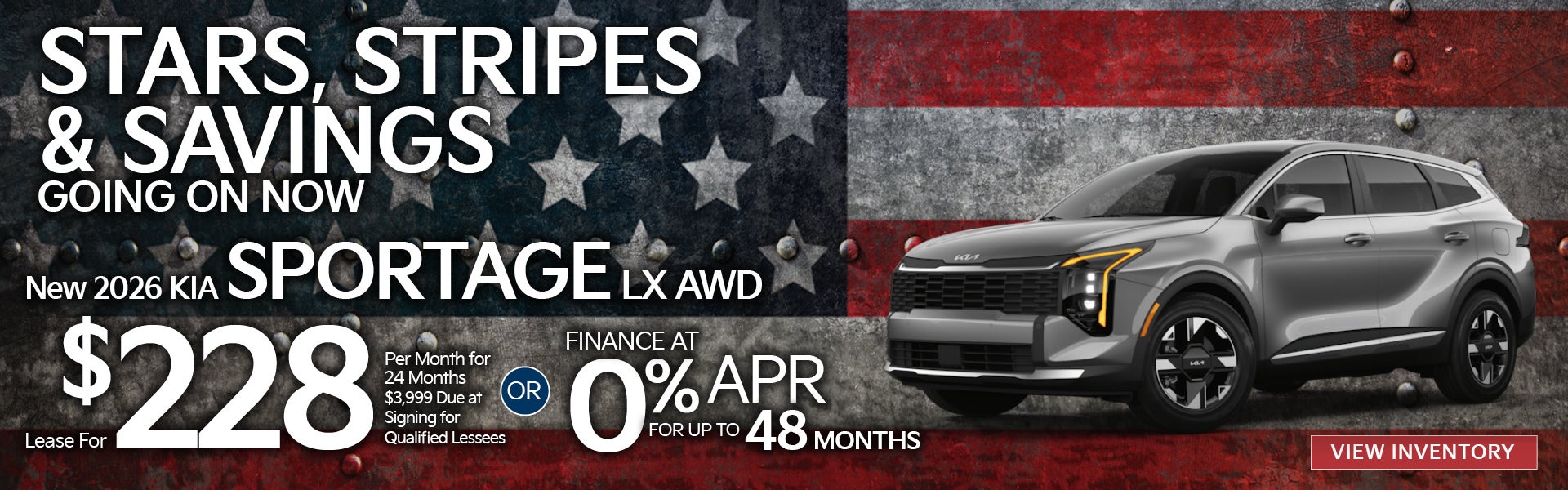Kia Sportage 228/mo