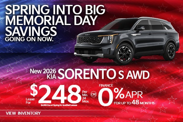 NEW 2026 KIA SORENTO S AWD