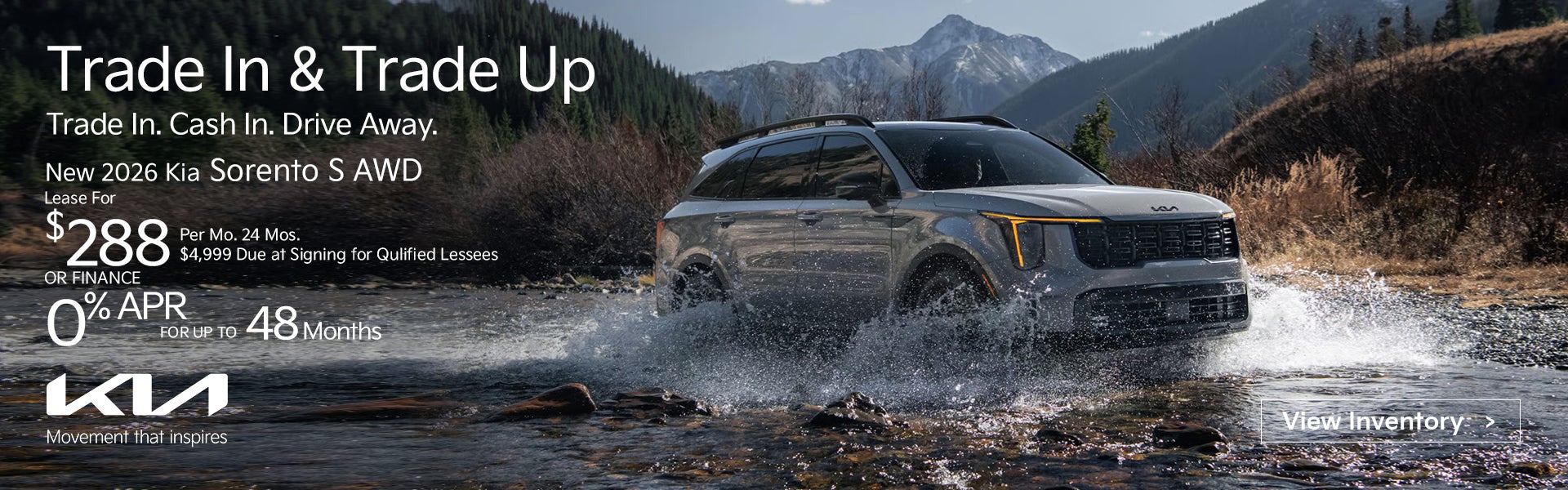 Sorento 288/mo